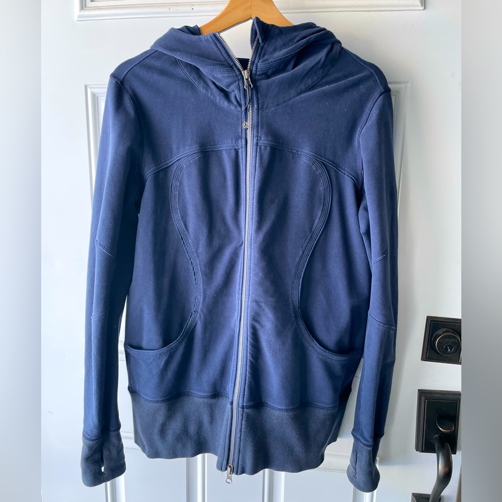 Lululemon Scuba Hoodie Navy Zip-up Sweatshirt